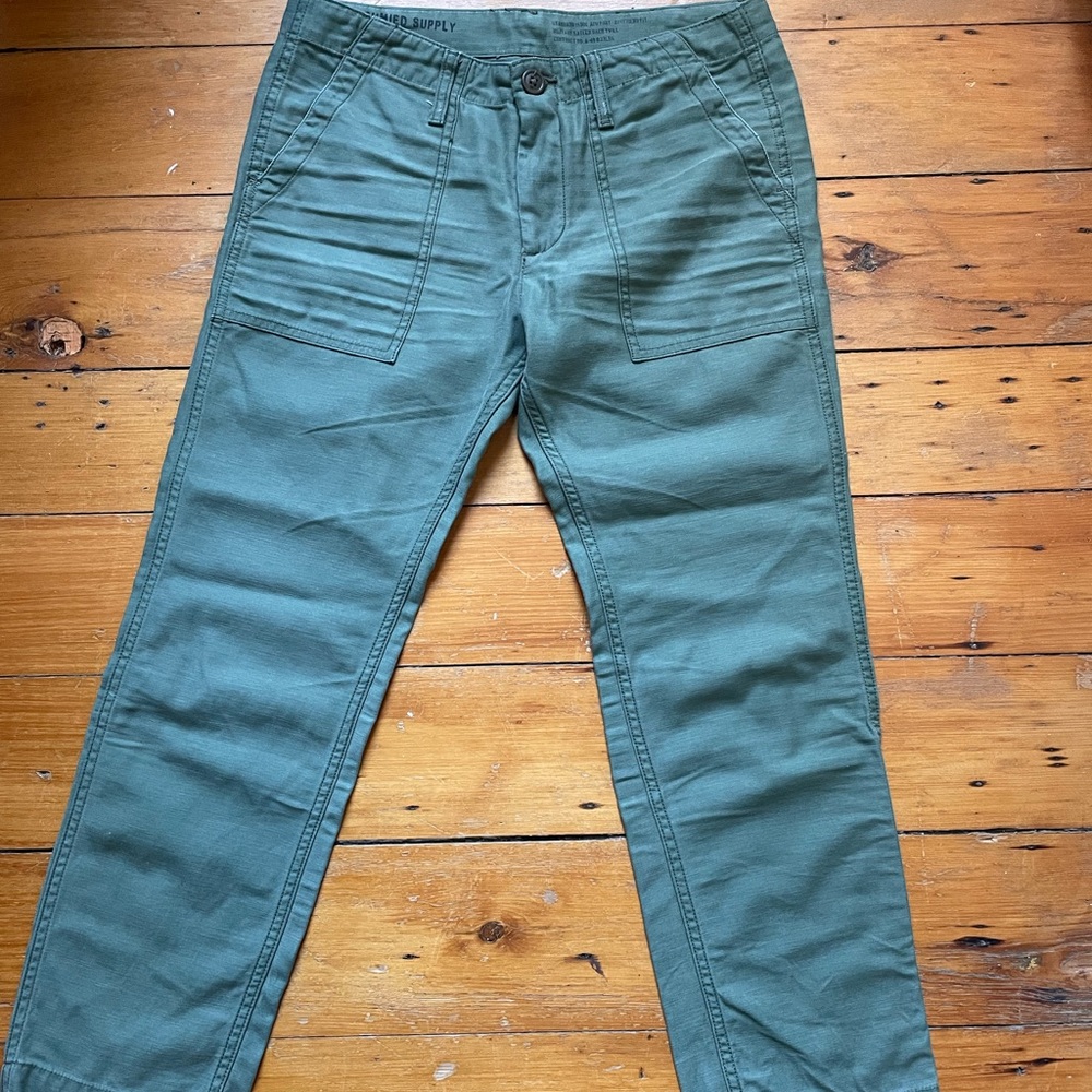 Vintage AG Jeans Military Supply Boyfriend Pant—Japanese Supima